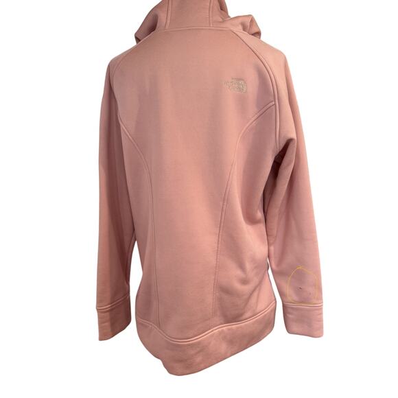 Woman's The North Face Mattea Hooded Full Zip Fleece Lined Sweater - Picture 3 of 9